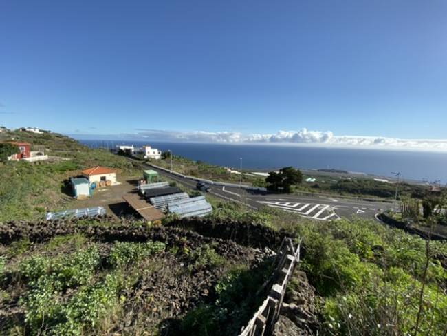 Terreno con vistas en Mazo isla de La Palma